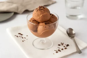 Gelato al cioccolato al latte