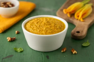 Pesto di fiori di zucca