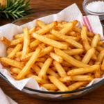 Patatine fritte dorate al rosmarino