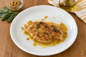 Pollo alla senape e salvia fotoricetta rustica