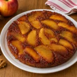Torta di mele e noci rovesciata al caramello 2 Torta rovesciata di mele e noci al caramello